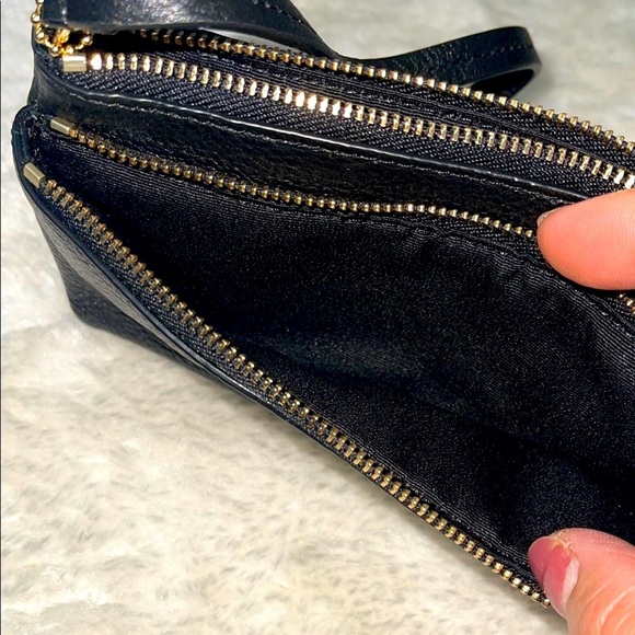 Coach Black Leather Clutch Wristlet - Picture 5 of 5